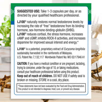 LJ100® Tongkat Ali Extract - Naturally Restores Healthy Testosterone Levels