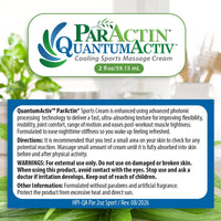 ParActin® QuantumActiv™ Cooling Sports Massage Cream